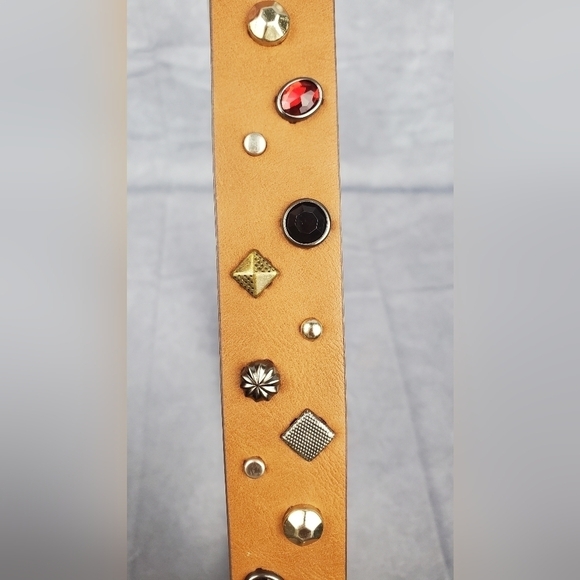 NOBO Women's Brown Studded Embellished Western Belt  Size L - Picture 6 of 11